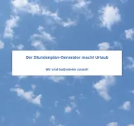 Kleine Seitenvorschau von stunden-plan.de