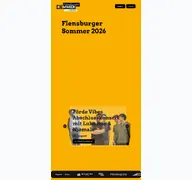 Kleine Seitenvorschau von flensburger-sommer.de