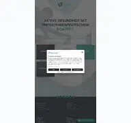 Kleine Seitenvorschau von vitova-physio.de