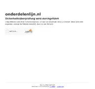 Kleine Seitenvorschau von onderdelenlijn.nl