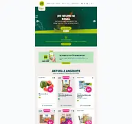 Kleine Seitenvorschau von biomarkt.de