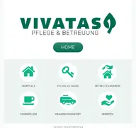 Kleine Seitenvorschau von vivatas.de
