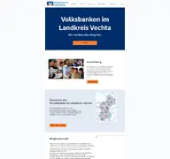 Kleine Seitenvorschau von volksbanken-vec.de
