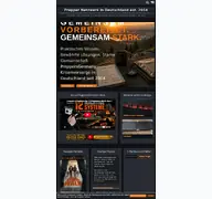 Kleine Seitenvorschau von preppersgermany.de