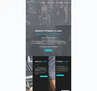 Kleine Seitenvorschau von zenith-fitness.de