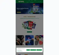Kleine Seitenvorschau von vivil.de