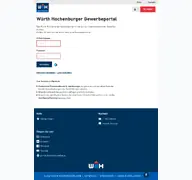 Kleine Seitenvorschau von b2b.wuerth-hochenburger.at