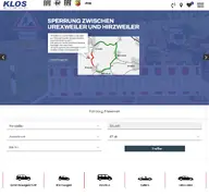 Kleine Seitenvorschau von klosautomobile.de