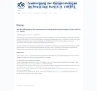 Kleine Seitenvorschau von vkrr.de