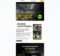 Kleine Seitenvorschau von badenauktionen.de