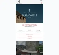 Kleine Seitenvorschau von burg-sayn.de