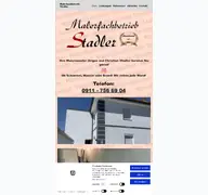 Kleine Seitenvorschau von stadler-malerfachbetrieb.de