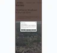 Kleine Seitenvorschau von brauhaus-vetter.de