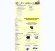 Kleine Seitenvorschau von kkn-umwelttechnik.de