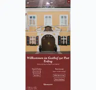 Kleine Seitenvorschau von gasthofpost-erding.de