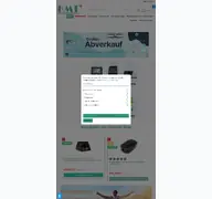 Kleine Seitenvorschau von kmt-onlineshop.de