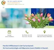 Kleine Seitenvorschau von gastroenterologie-rastatt.de