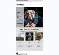 Kleine Seitenvorschau von doggether.de