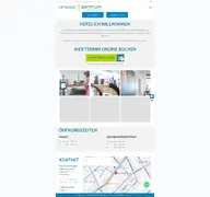 Kleine Seitenvorschau von physiozentrum-mengen.de