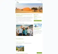 Kleine Seitenvorschau von km-reisen.de