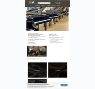 Kleine Seitenvorschau von piano-harke.de