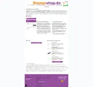 Kleine Seitenvorschau von stangeshop.de