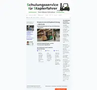 Kleine Seitenvorschau von stapler24.de
