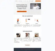 Kleine Seitenvorschau von roggenland-orthopaedie.de