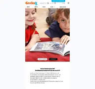Kleine Seitenvorschau von gecko-kinderzeitschrift.de