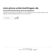 Kleine Seitenvorschau von rom-pizza-untermeitingen.de