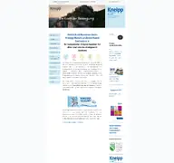 Kleine Seitenvorschau von kneipp-sachsen.de