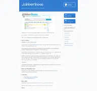Kleine Seitenvorschau von jobberbase.com