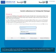 Kleine Seitenvorschau von foerderportal-thueringen.de