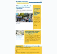 Kleine Seitenvorschau von turmstrasse.de