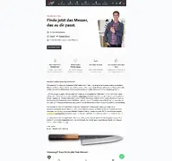 Kleine Seitenvorschau von knife-art.de