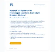 Kleine Seitenvorschau von bistum-dresden-meissen.solidaris-hinweisgebersystem.de