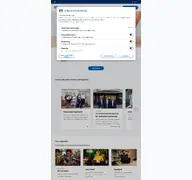 Kleine Seitenvorschau von volksbank-baumberge.de