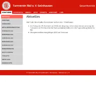 Kleine Seitenvorschau von tvgelnhausen.de