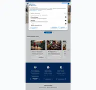 Kleine Seitenvorschau von volksbank-eifel.de