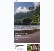 Kleine Seitenvorschau von visitmadeira.com