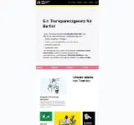 Kleine Seitenvorschau von volksentscheid-transparenz.de
