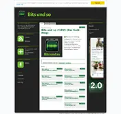 Kleine Seitenvorschau von bitsundso.de