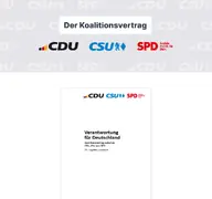 Kleine Seitenvorschau von koalitionsvertrag2025.de