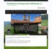 Kleine Seitenvorschau von volkskunde-in-thueringen.de
