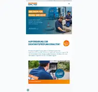 Kleine Seitenvorschau von bachmann-kanal.de