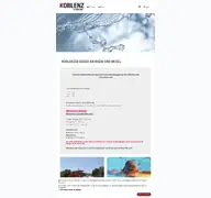 Kleine Seitenvorschau von koblenz.baeder-suite.de