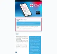 Kleine Seitenvorschau von biwapp.de