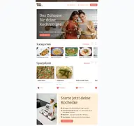Kleine Seitenvorschau von kochecke.at