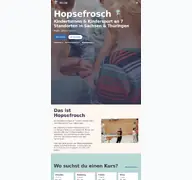 Kleine Seitenvorschau von hopsefrosch.de