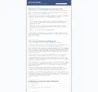 Kleine Seitenvorschau von hostblogger.de